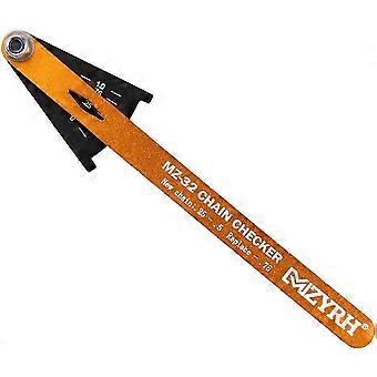Draagbare fietsketting checker, slijtage indicator meter reparatie tool fietsaccessoires.