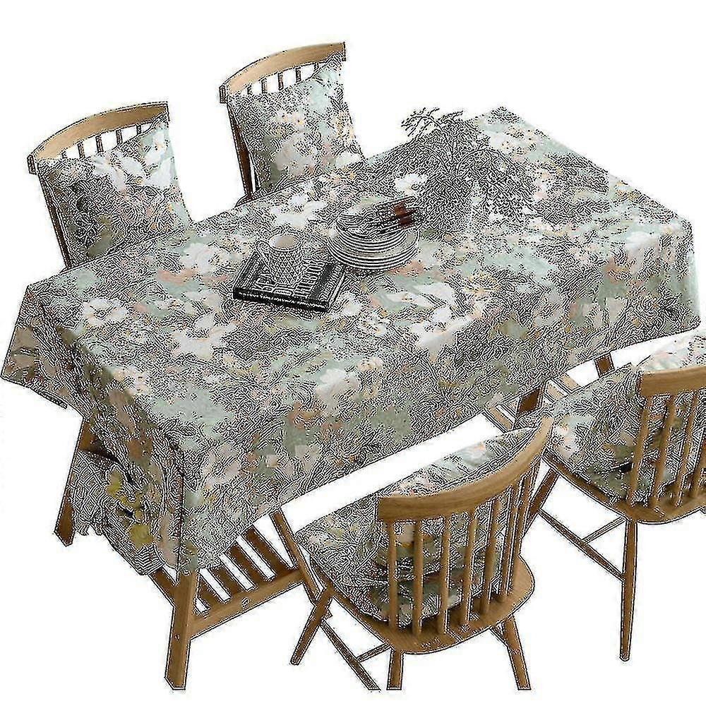 (flowers)(135* Cm)flower Pattern Plant Rectangular Table Cloth