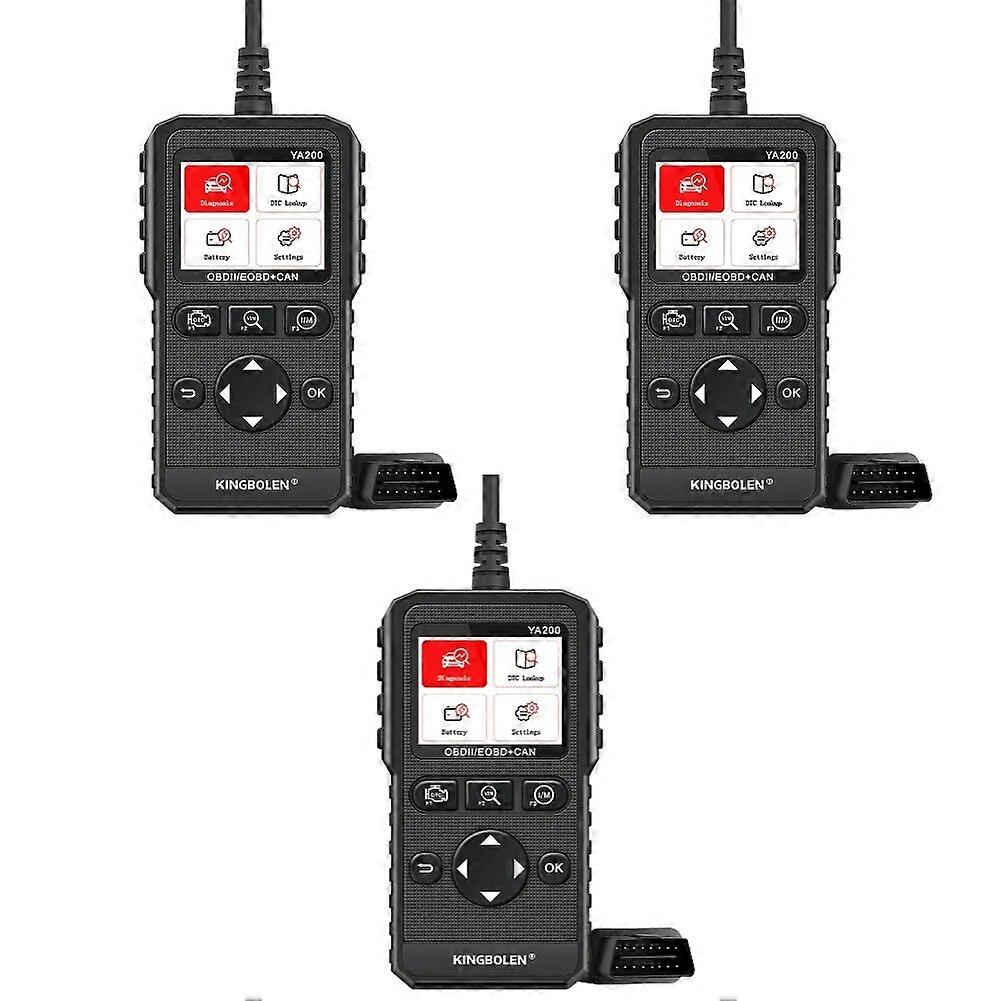 5PC YA200 OBD2 Car Engine System Diagnostic Tool 9 Language Multifunctional Detection OBD Detection Multilingual Diagnostic Tool