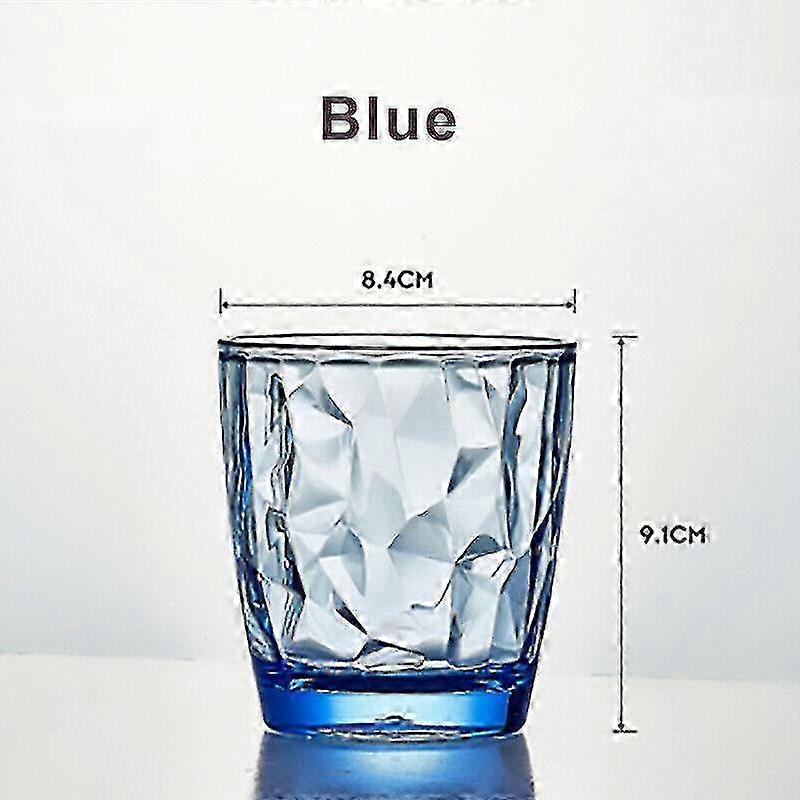 300ml Gobelet en plastique acrylique transparent Gobelet en verre réutilisable Incassable
