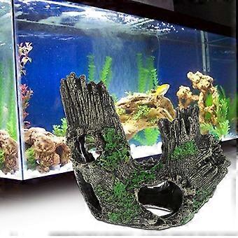 Aquarium Trunk, 1 Piece For Aquarium Decoration, To Hide Shrimp and Fish Rock Landscape Cave Tree Aquarium Decoration