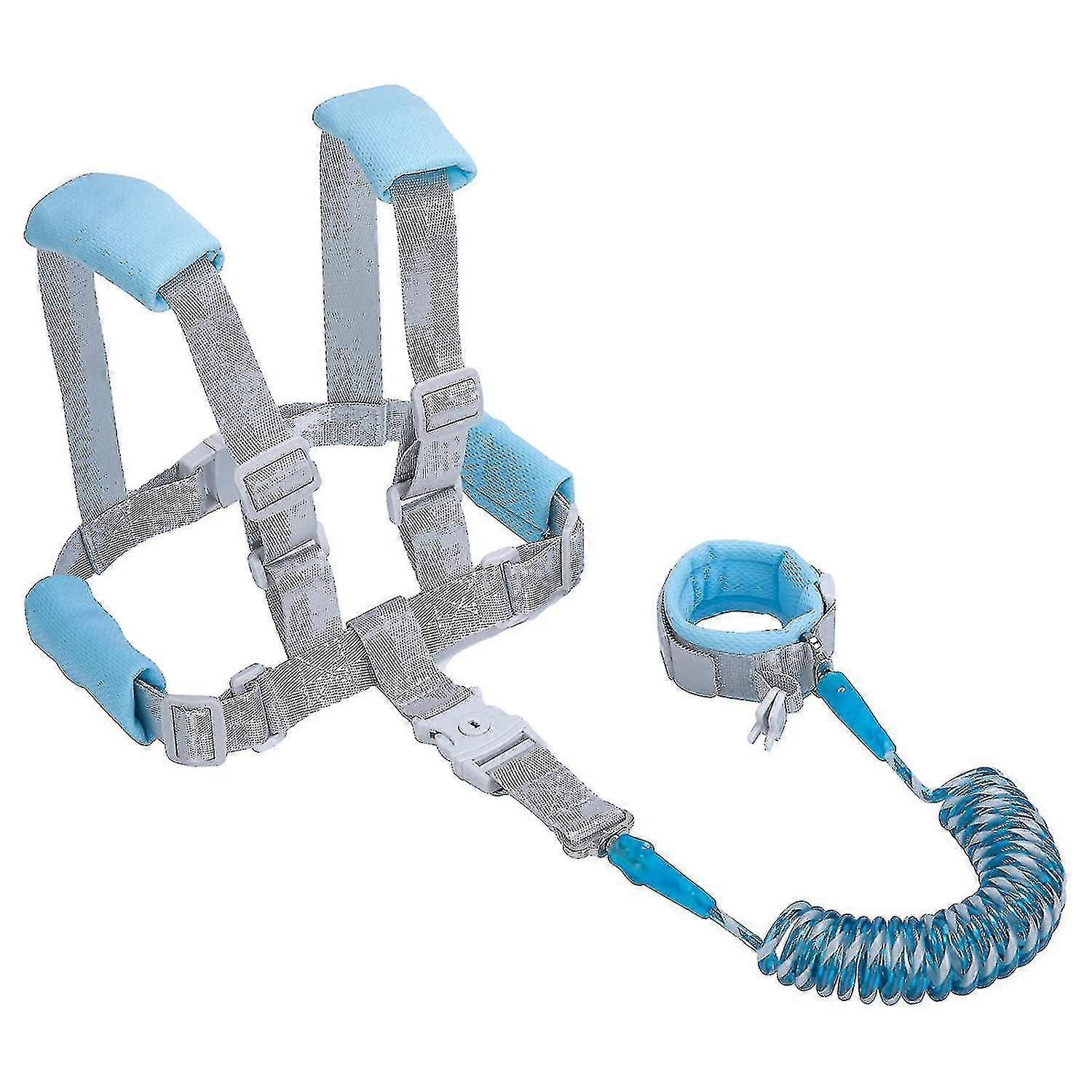 2 في 1 الطفل المقود، الطفل المضادة للضياع حزام المعصم، المقود طفل صغير، مقود الطفل الصغير، قفل الطفل، 6.5 قدم