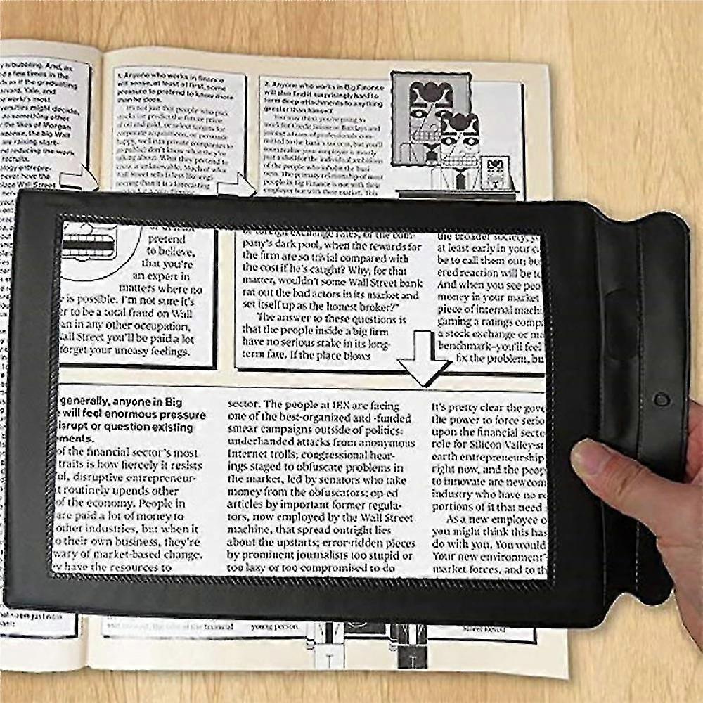 Reading Magnifier, 3X Magnification for Reading, 300x195x1mm
