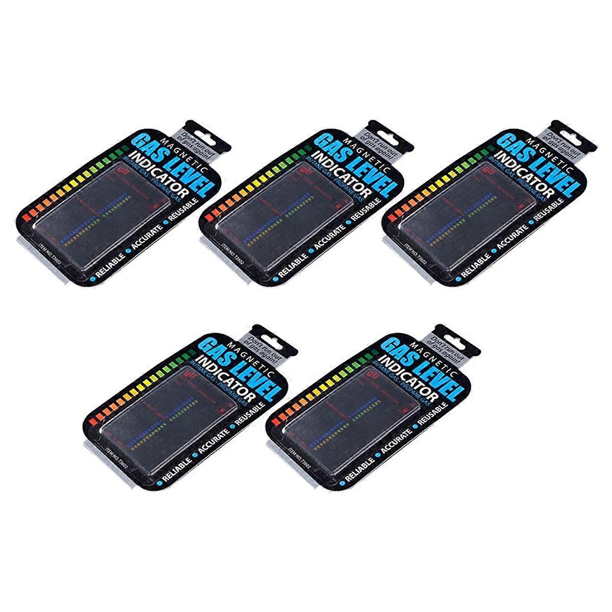 5PCS Magnetic Gas Cylinder Tool Gas Tank Level Indicator Propane Fuel Magnetic Gauge Bottle Tempera