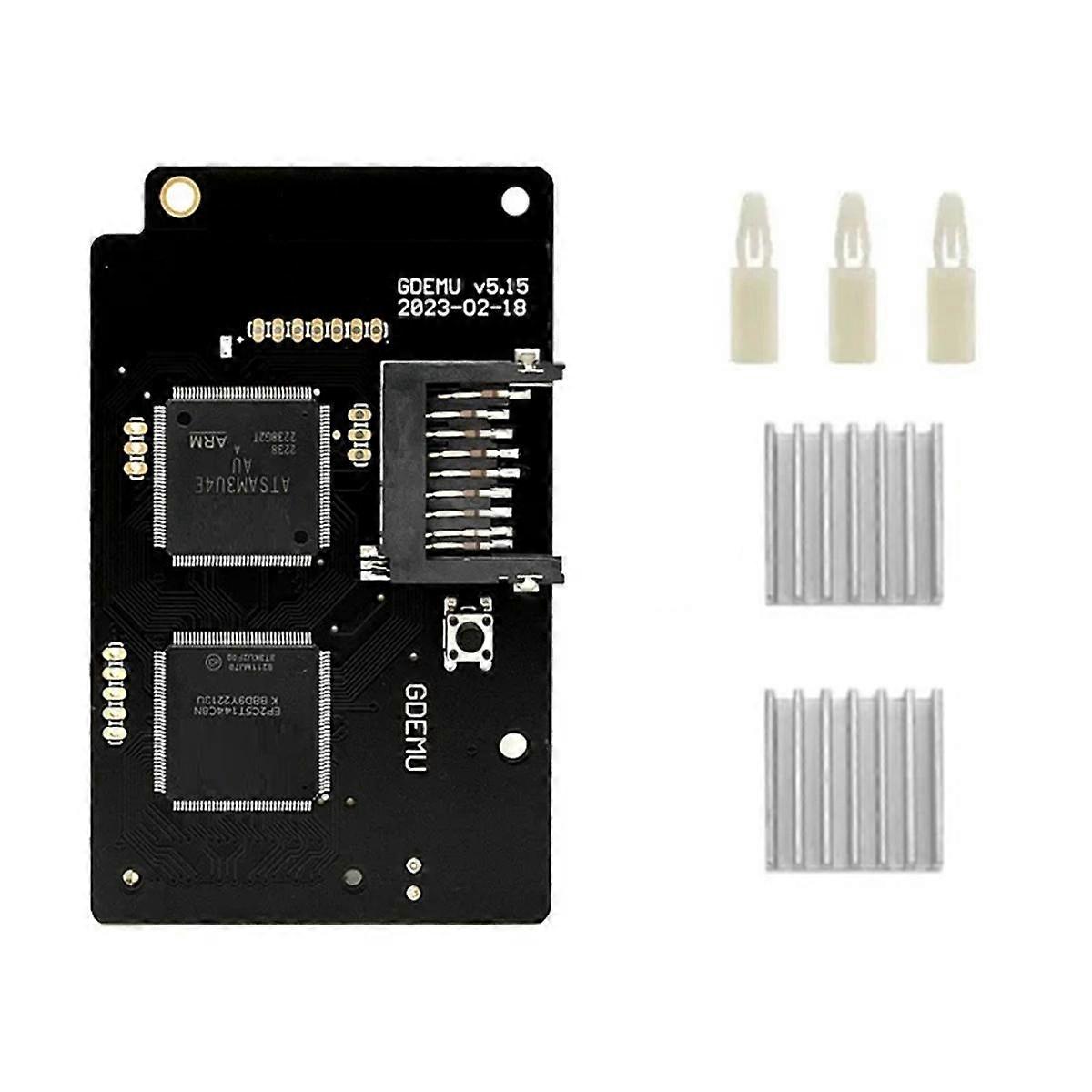 DC GDEMU V5.15 Optical Drive Emulation Board with Heat Sink for DC Console for Dreamcast Gdemu GDU