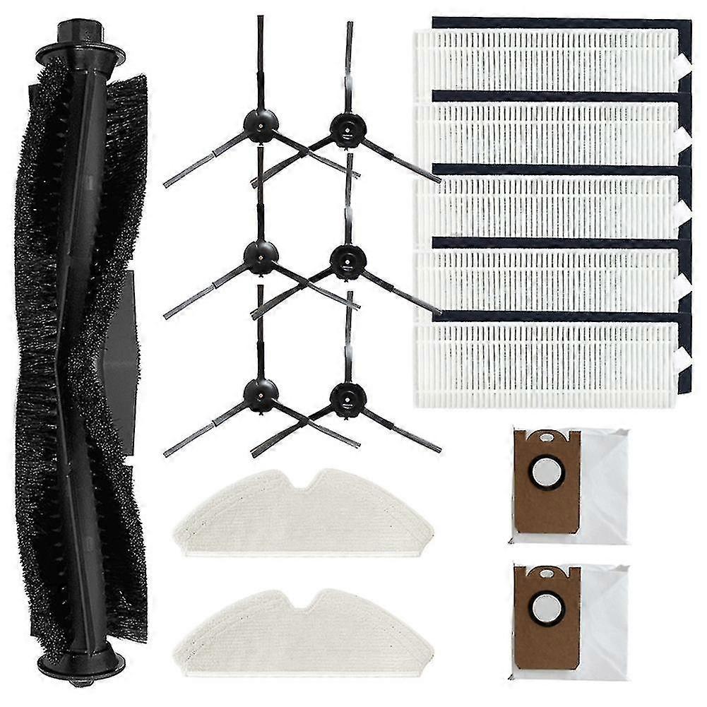 16pcs Roller Side Brush Hepa Mops Compatible With Proscenic M7 Pro Accessories