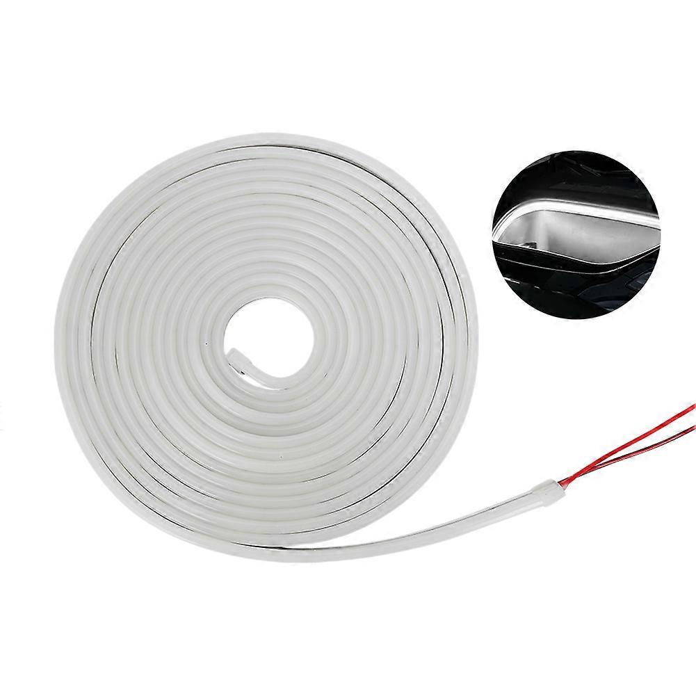 Front Trunk Light for Tesla Model 3/Y Waterproof Soft Led Atmosphere Lamp Strip for 12V-18V Car Decorative Light White 8000K
