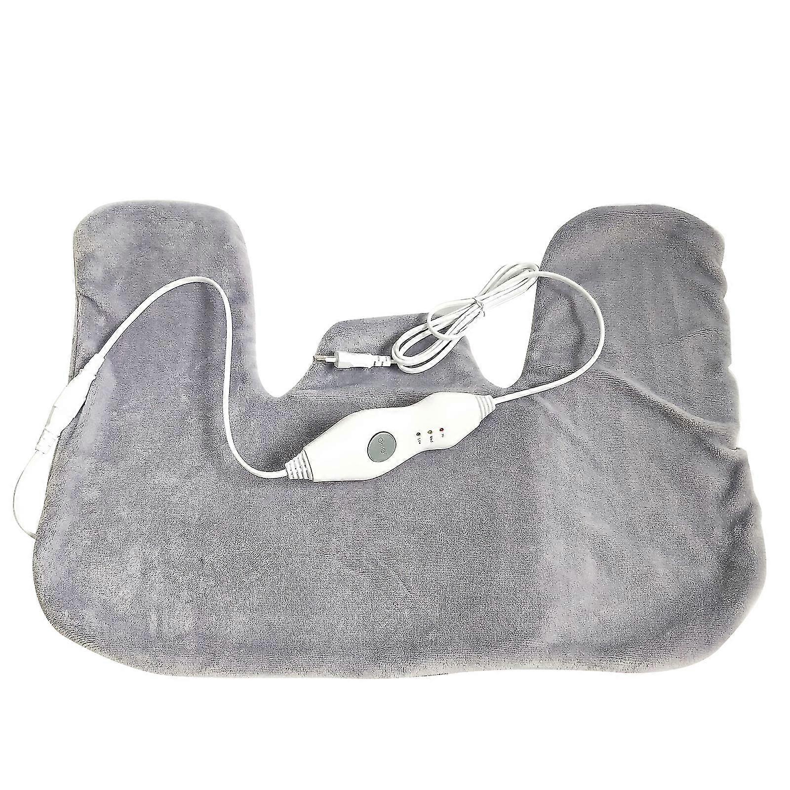 Vinter Elektrisk Nacke Och Axelvärmare Wrap Värmedyna Nacke Smärta Varmare