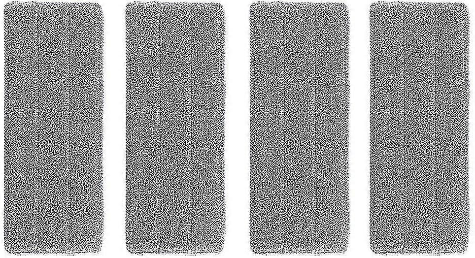 Mop Bucket System, 4 X Cloths, Replacement Wipe Set Of 4 Gray Easy Mop, Mop Set