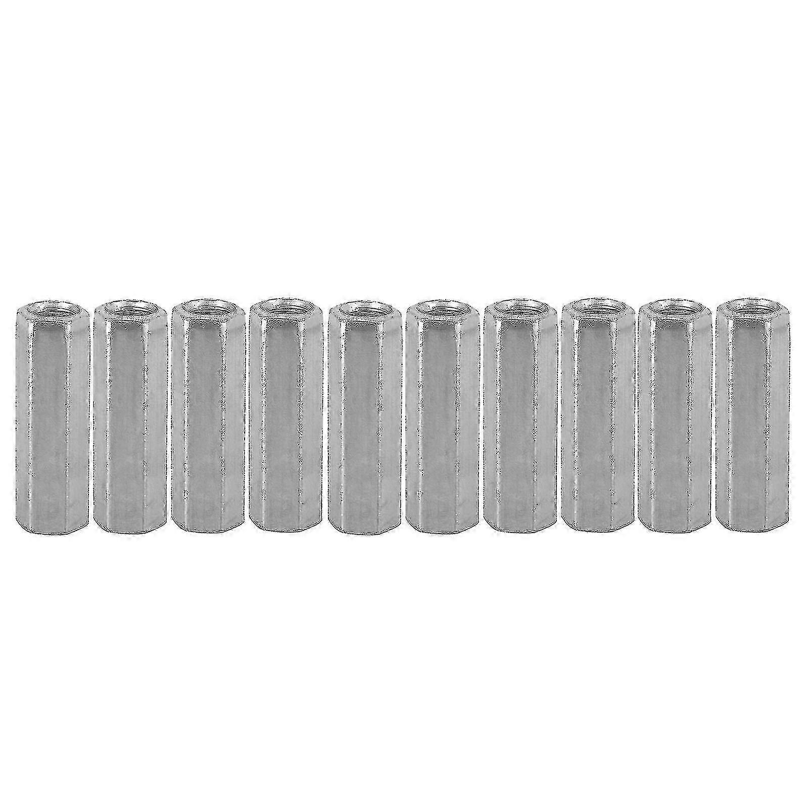 10pcs M8 Long Rod Nut Hex Hexagonal Sleeve Nut Standoff Threaded Fasteners (m8*40)-Yvan