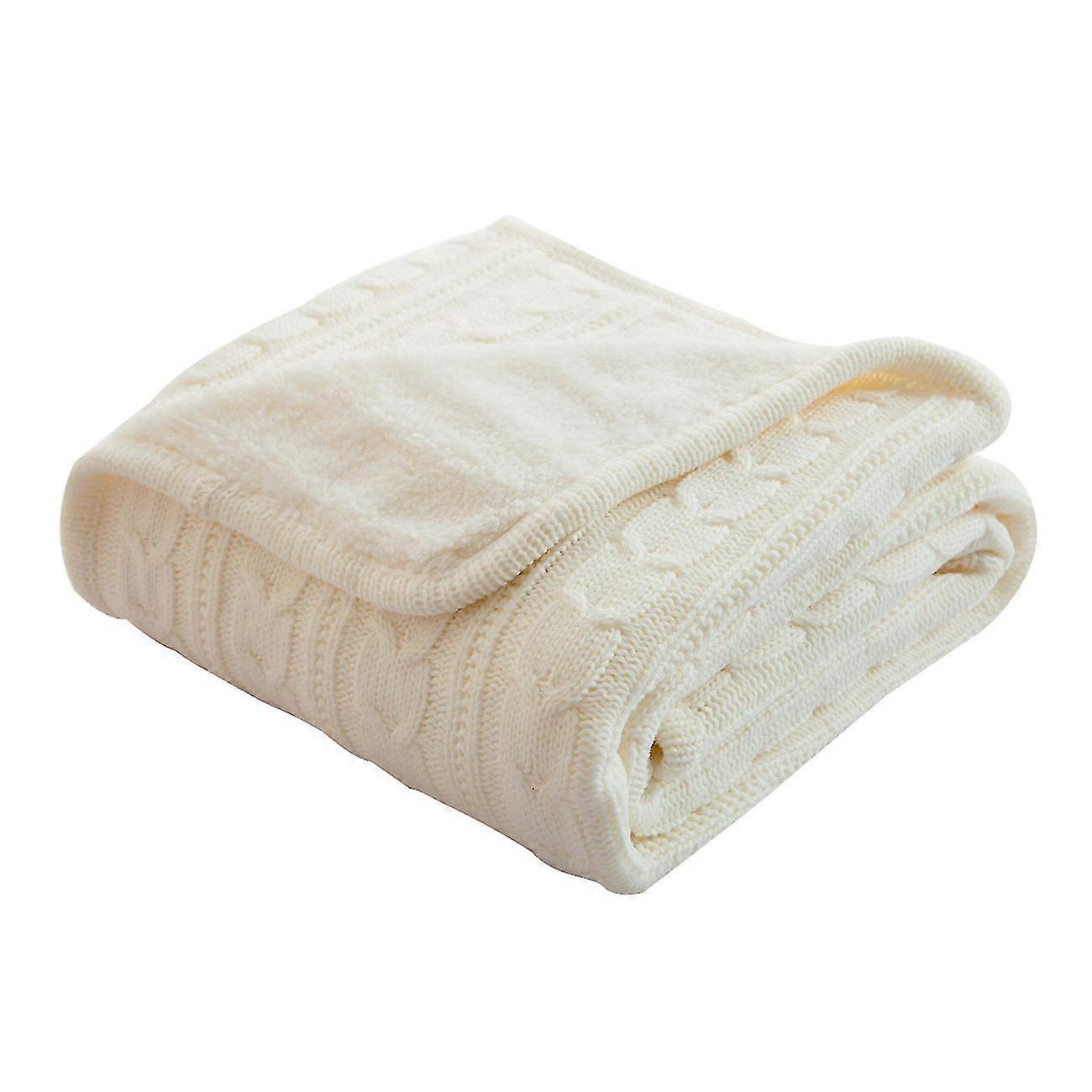 Multifunktionale europäische Retro Plus Kaschmir gestrickte Freizeitdecke