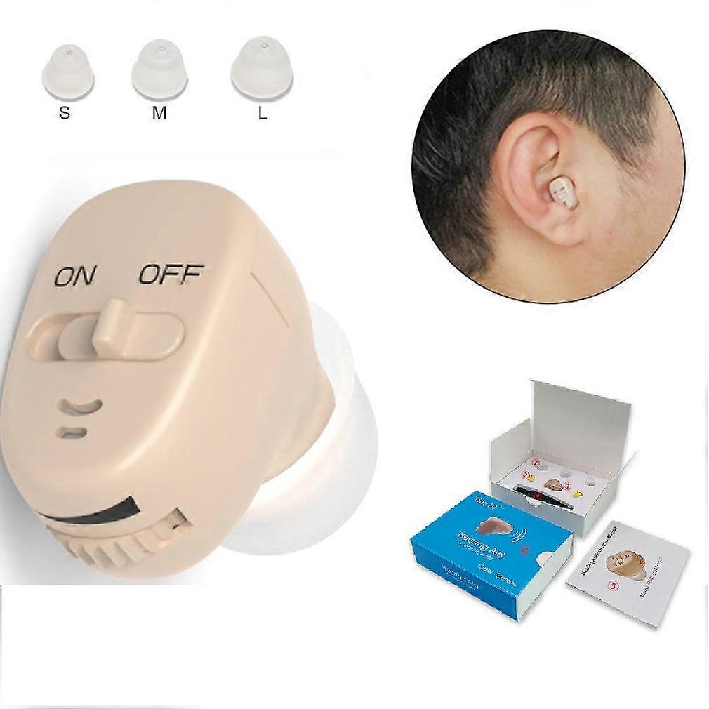 In Ear Hearing Aid Invisible Wide-Frequency No-Noise Super Mini Open-Fit Deaf Hearing Aids For Adults Elderly Children