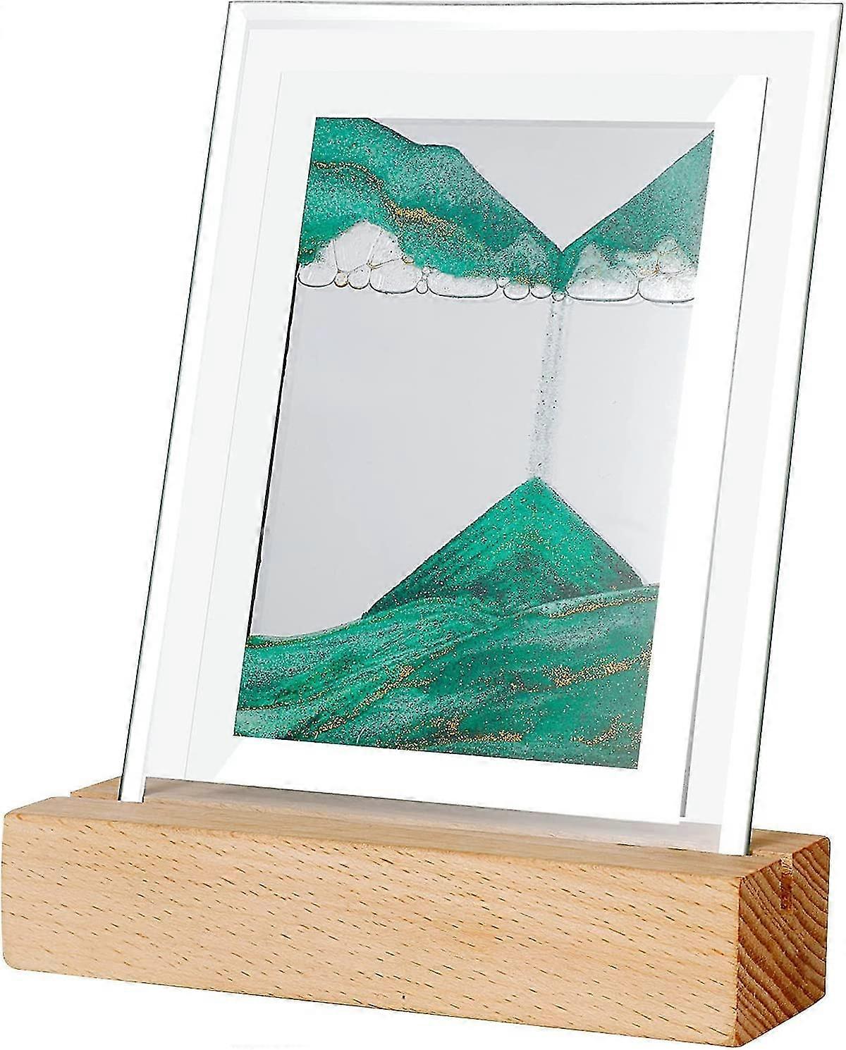 Moving Sand Art Decorative Night Light Dimmable 3d Deep Sea Sandscape Motion Display Artistic Decor