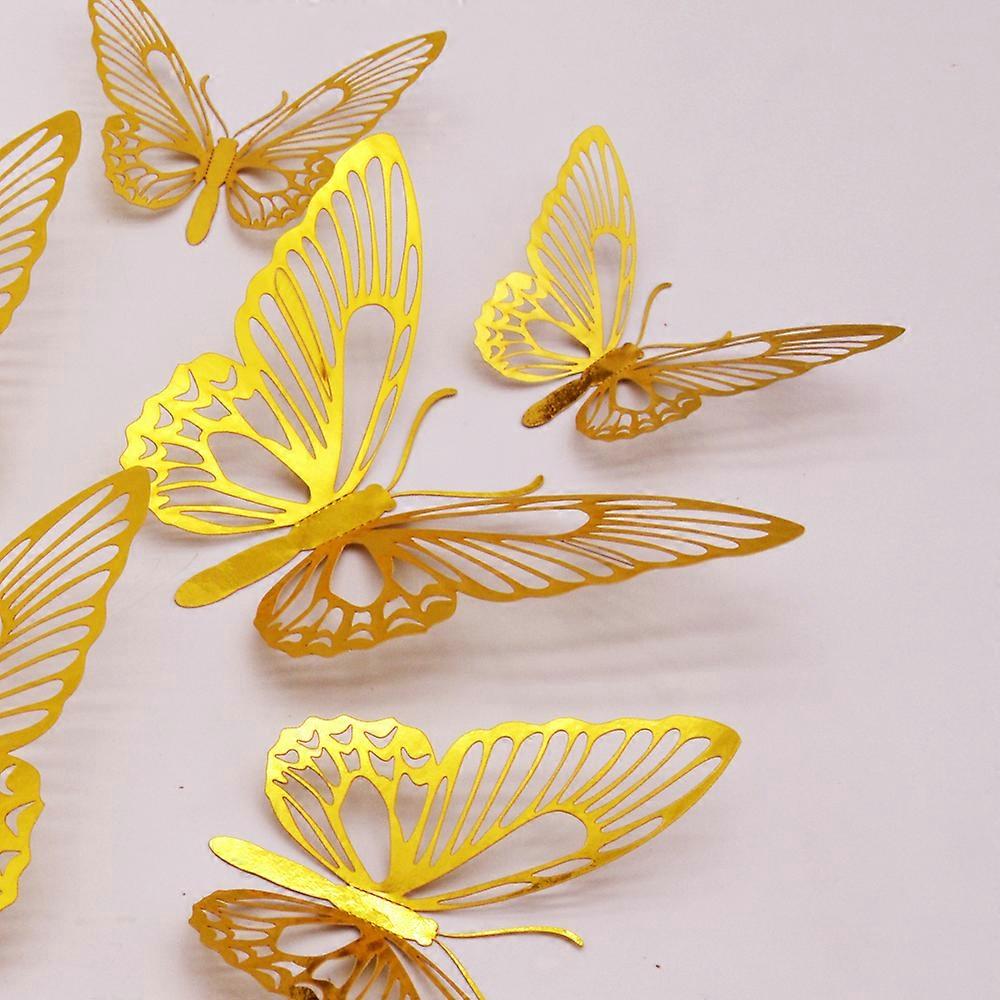 DRWATE Pink Butterfly Cake Topper Decoration Set - Boho Themed Cake Decor With Foam Balls & Paper Butterflies For Baby Showers, Birthdays