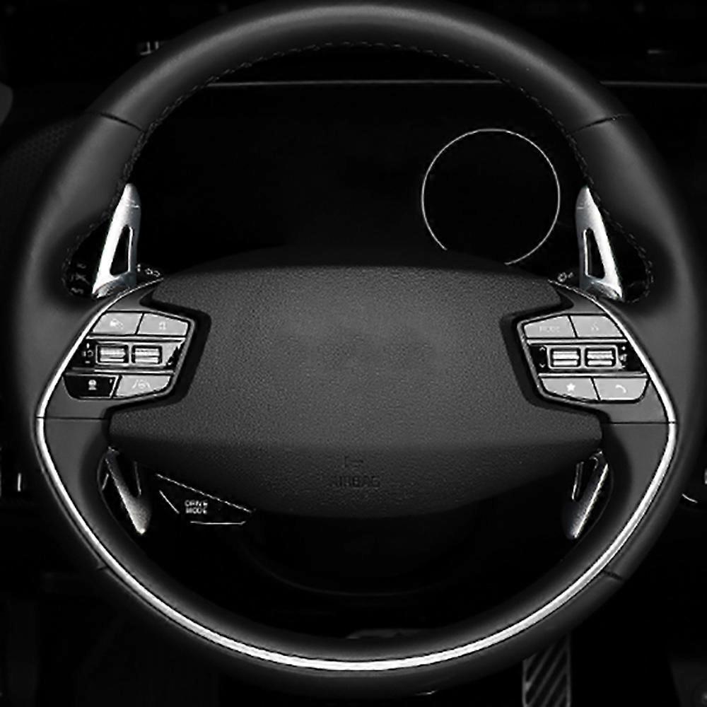 Volante Auto Shift Paddle Alluminio Argento Estensione Comandi Adesivo Auto Per KIA EV6