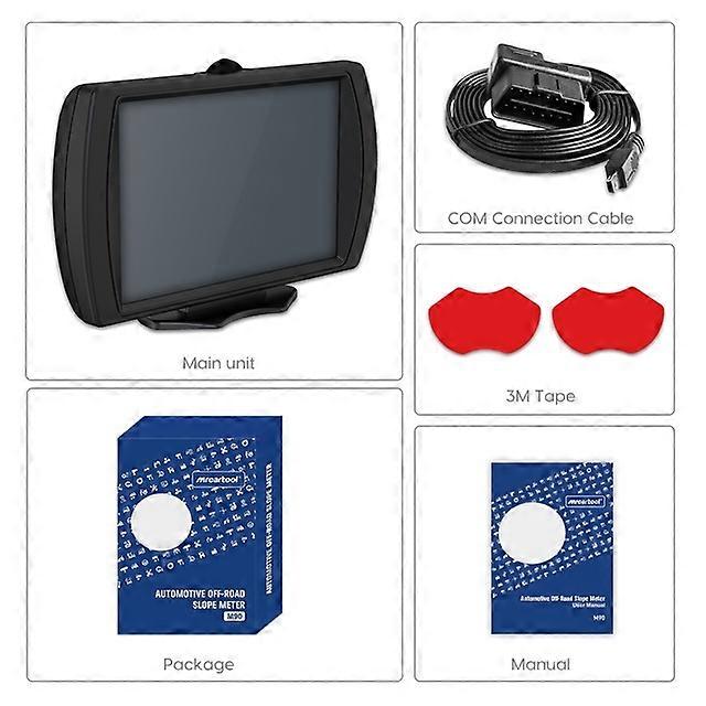 M90 Αυτοκίνητο OBD-II & GPS Off-Road Μετρητής κλίσης Ταχύμετρο Οδόμετρο Συναγερμός ασφαλείας Πολυλειτουργικό HUD Head Up Display
