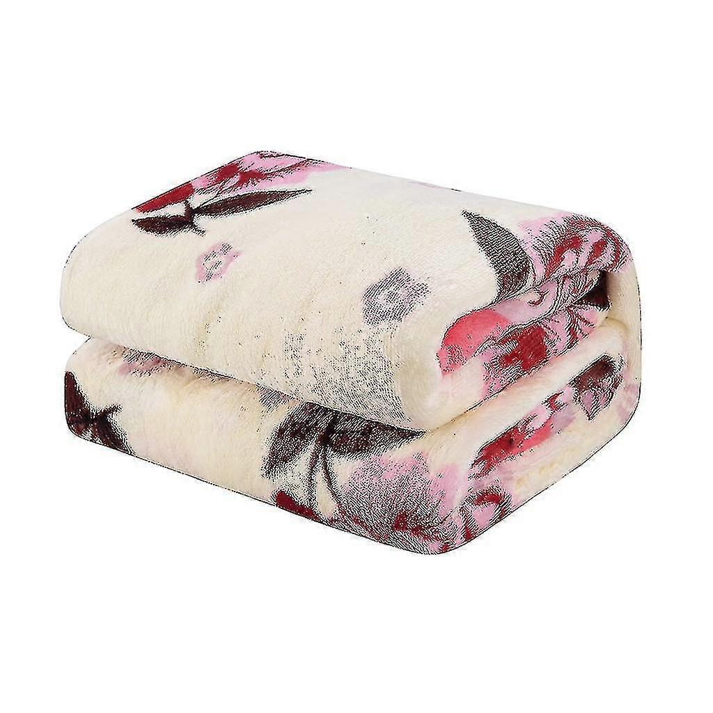 Super Soft Warm Solid Warm Micro Plush Fleece Blanket Throw Rug Sofa Bedding