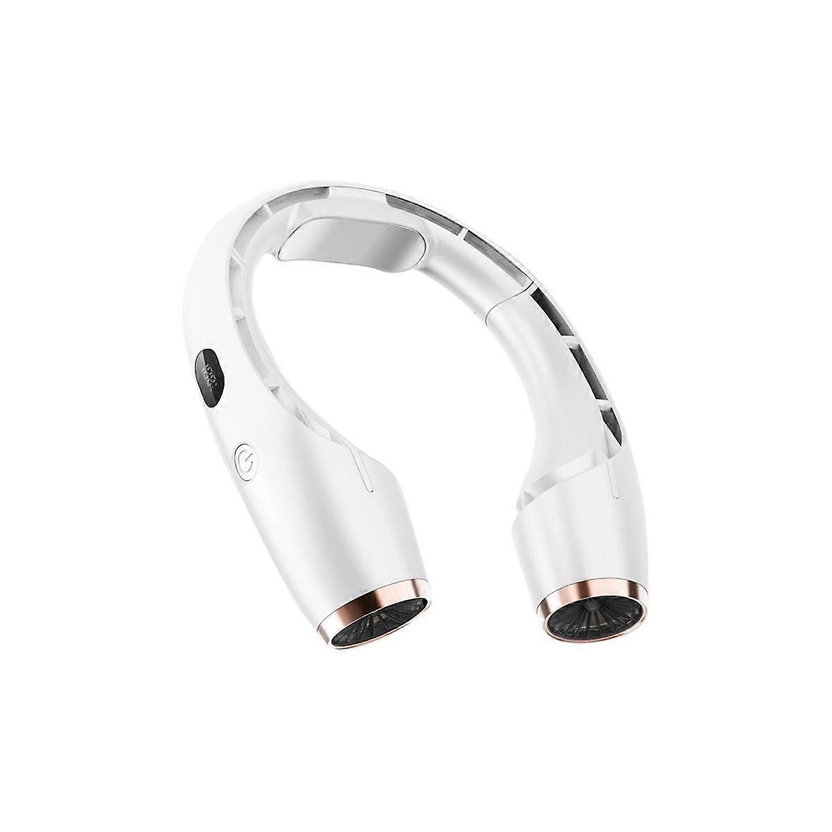 4000MAh Summer Neck Fan Portable Neck Cooler Mini Electric Fan Rechargeable Neck Cooling Bladeless