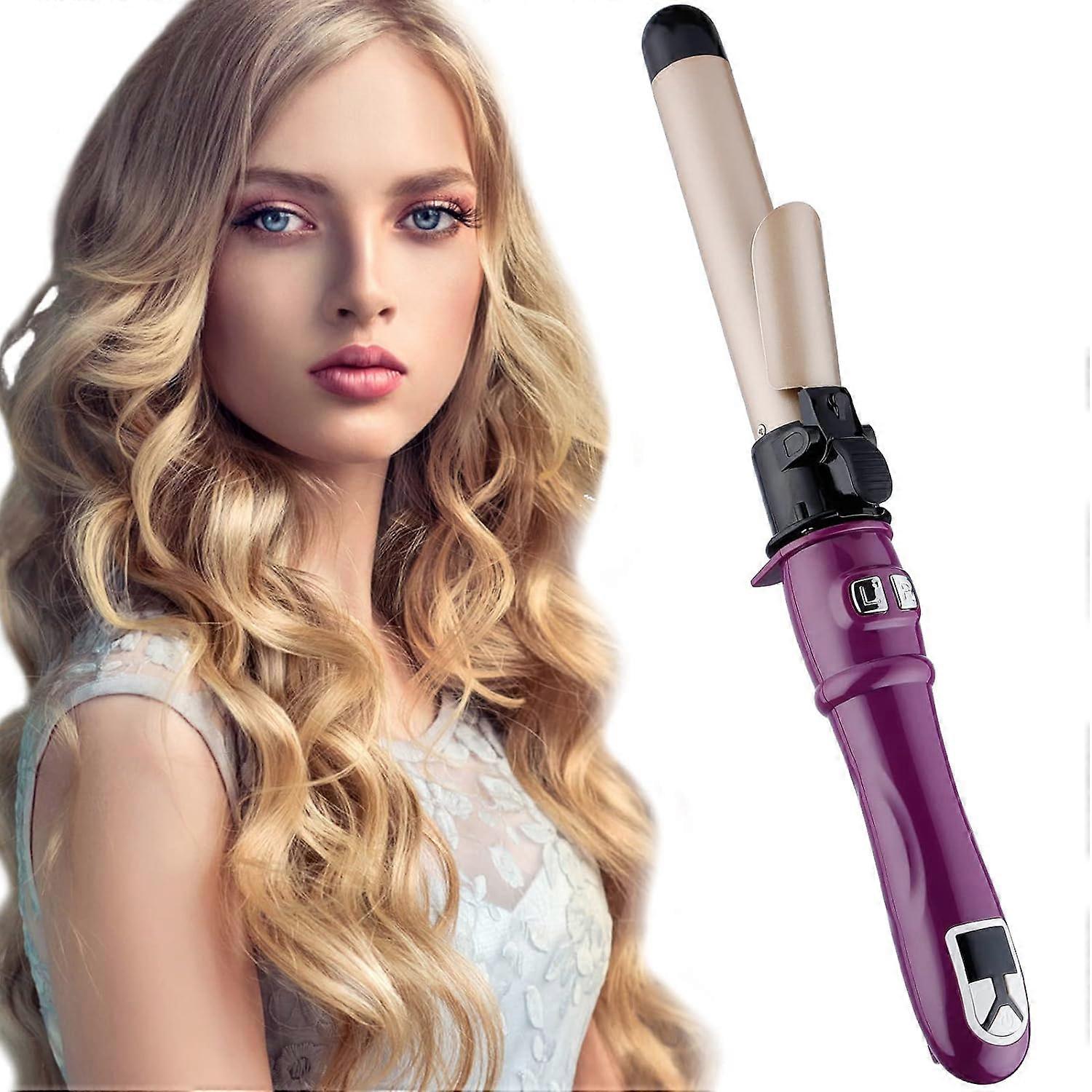 Curling Wand Automatic Curling Iron Automatic Hair Curler Rotating Curling Iron Hair Waver Hair Styling Irons 30s Instant Heat Wand