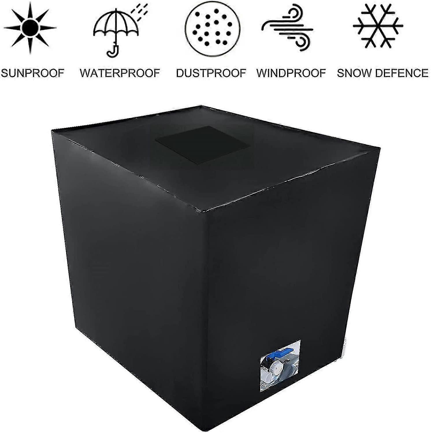 Water Tank Cover, Cover For 1000 L Ibc Tank With Rectangular Cover 25x25cm