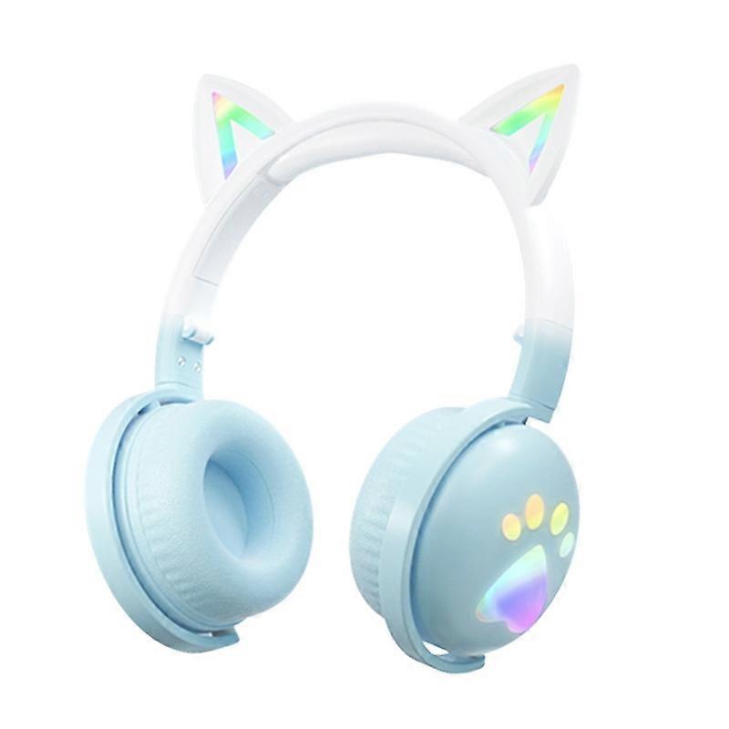 RGB Cute Cat Ears Bluetooth Headset