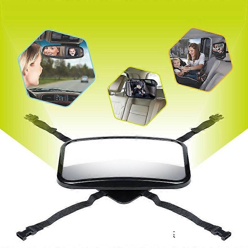 מבט אחורי מראה עזר מתכווננת לרכב מוניטור מושב אחורי ילדים תינוק