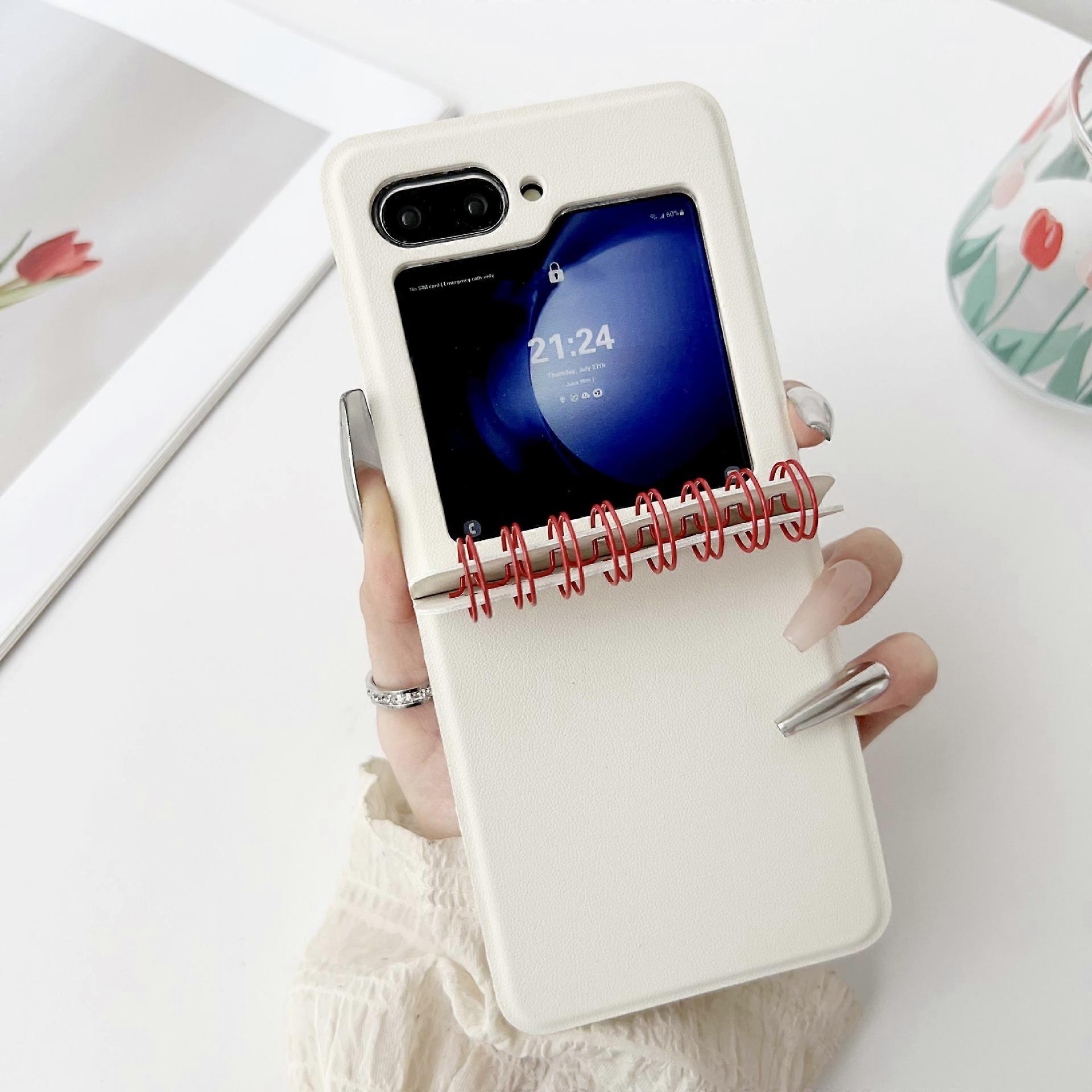 Cute Creative Notebook Design Shockproof Case for Samsung Galaxy Z Flip 6