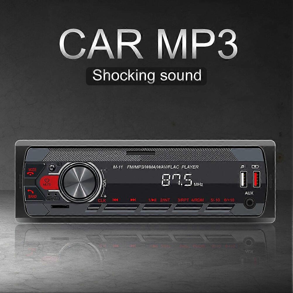 Car Radio LED display Stereo Player Bluetooth Remote MP3 Player FM Radio Car Stereo USB TF Card AUX Audio 45Wx4