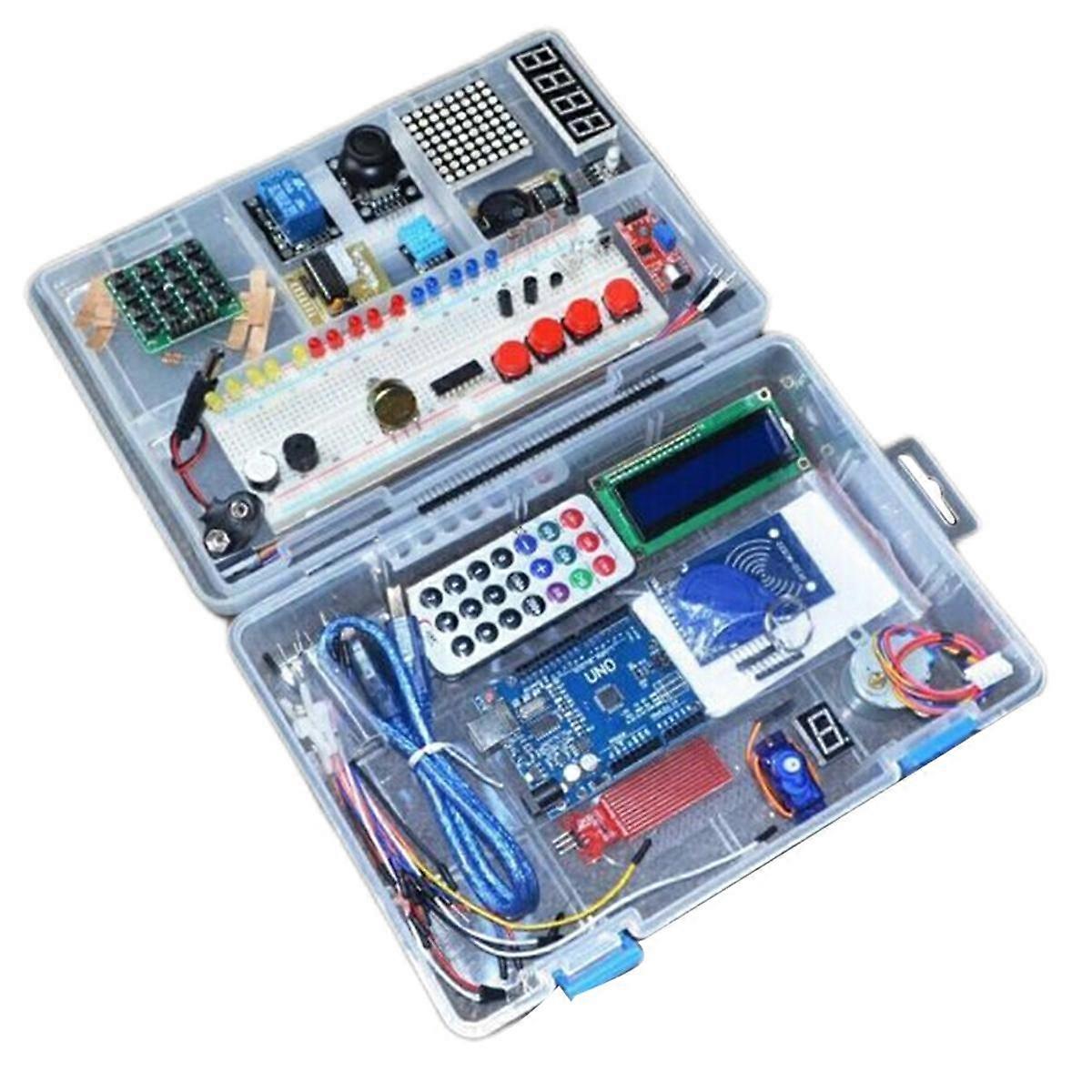 RFID Learn Kit LCD 1602 opgraderet avanceret version kit til R3 Open Source programmerbar robot DIY kit