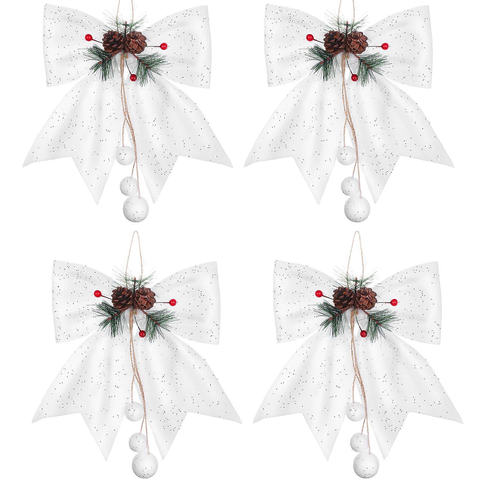 4pcs Christmas Bow