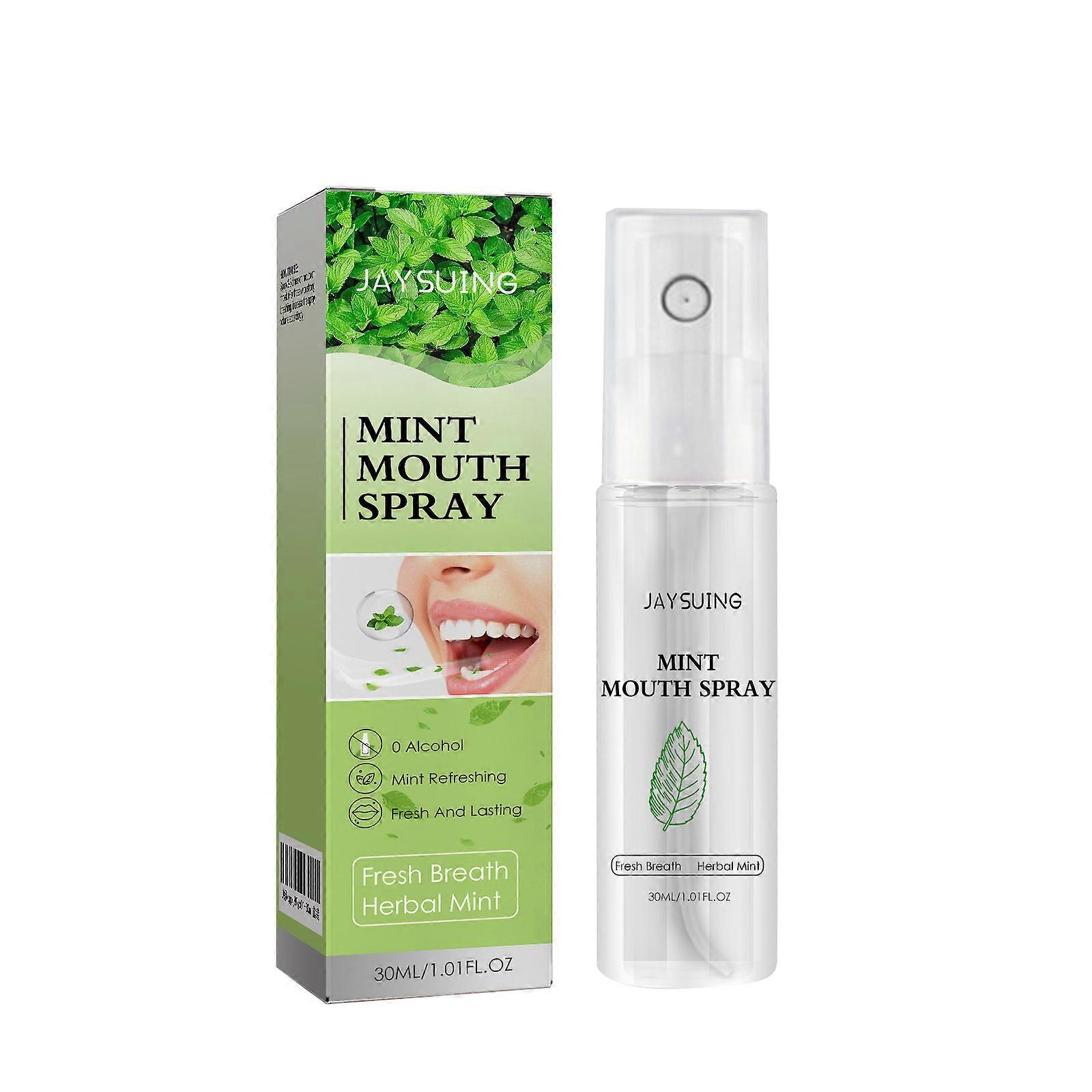 Breath Freshener,30ml Fresh Breath Essence,Oral Care Spray,Mouth Spray Gentle Mint Ingredients,Mouth Spray for Bad Breath