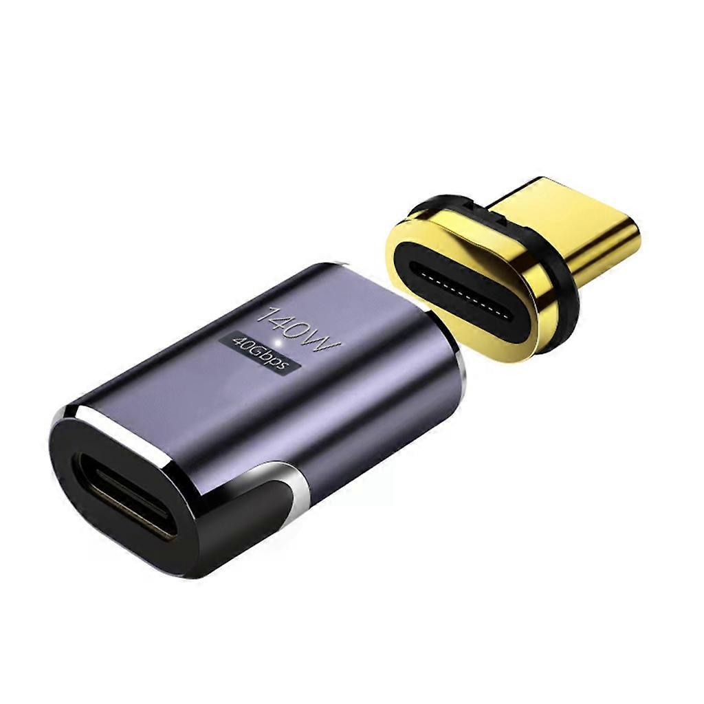 Magnetic USB C Adapter, 40Gbps 24Pins Type-C Connector for Thunderbolt3 USB3.1