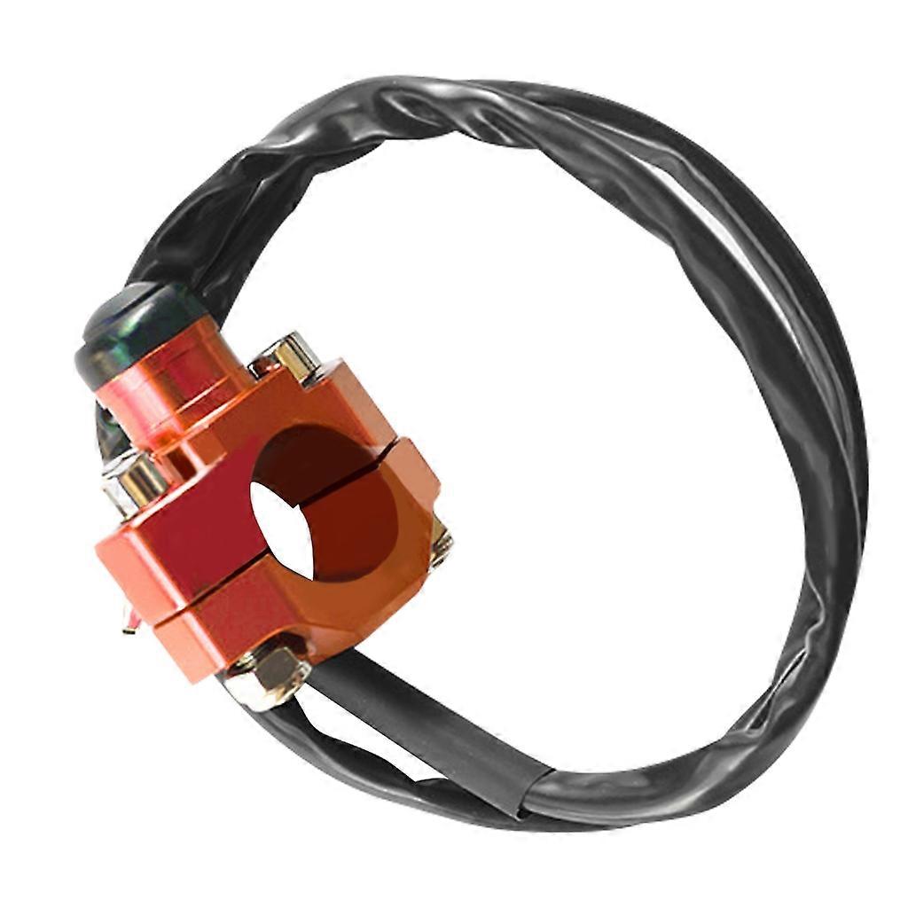Aluminum Motorcycle Stop Start Kill Switch Button for 22mm Handlebar ATVQuad