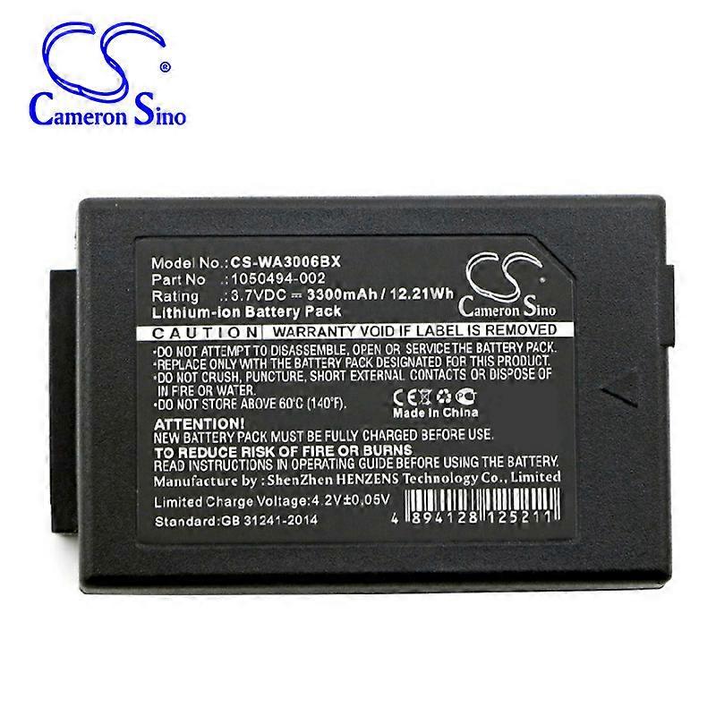 Cs Applicable Pantone 7525C, 7527C Barcode Scanner Battery 1050494-002