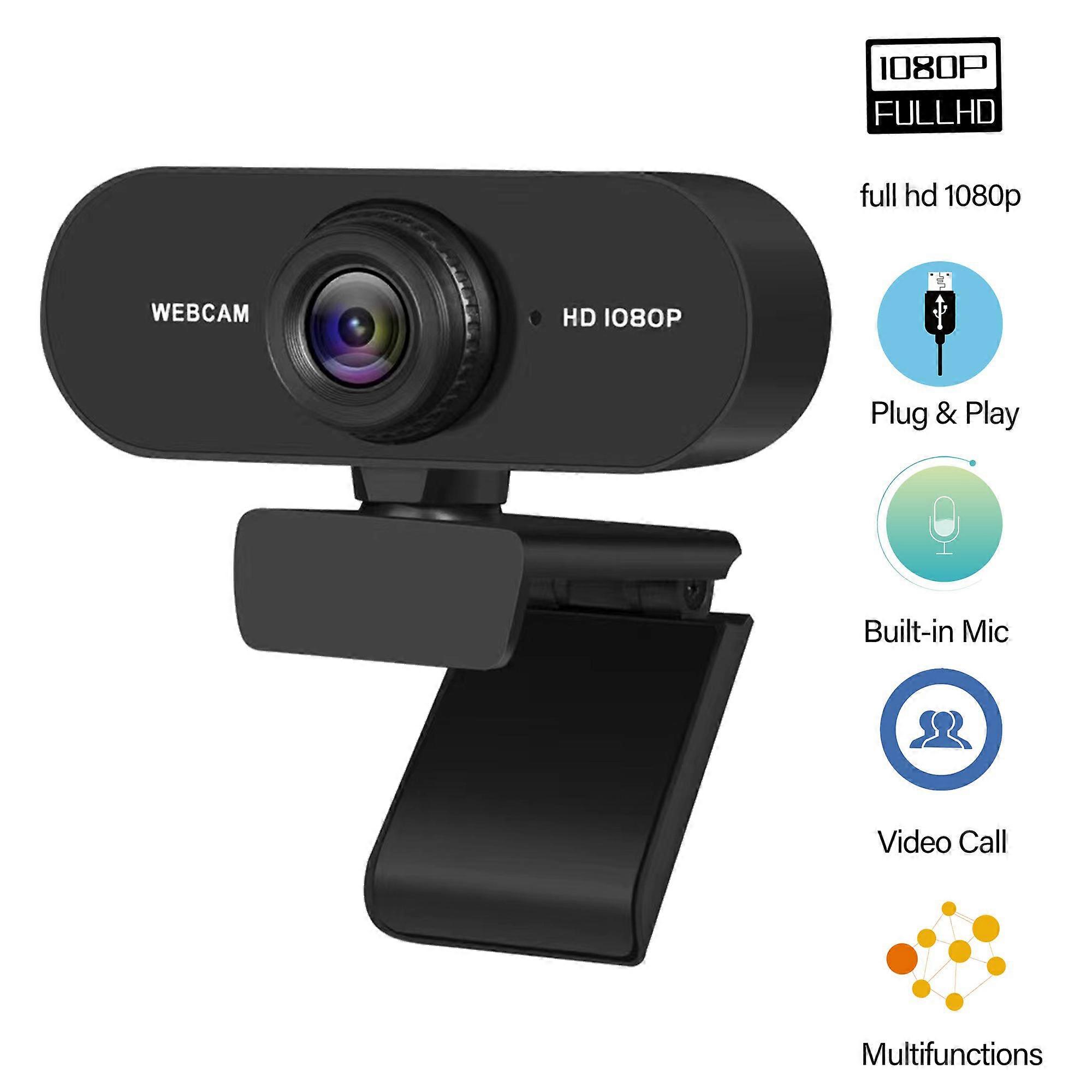Webcam Mini Camera 4K Web Cam PC Gamer Mikrofon 1080p Streaming USB-kameraer Video Professional til computer og kontor bærbar computer