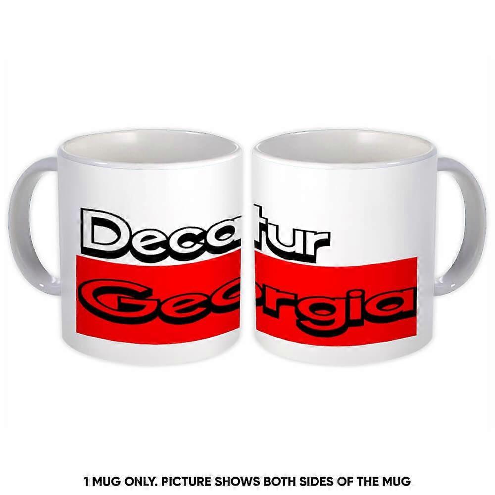 Gift Mug: Decatur Georgia Rectangle