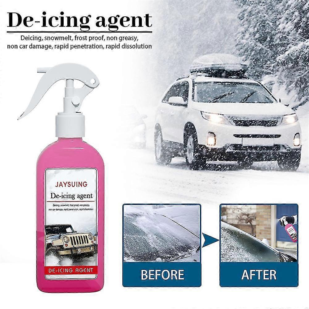 100ml Defrosting De-icer Spray Deicing Agent Snowmelt Frost Proof Rapid Dissolution