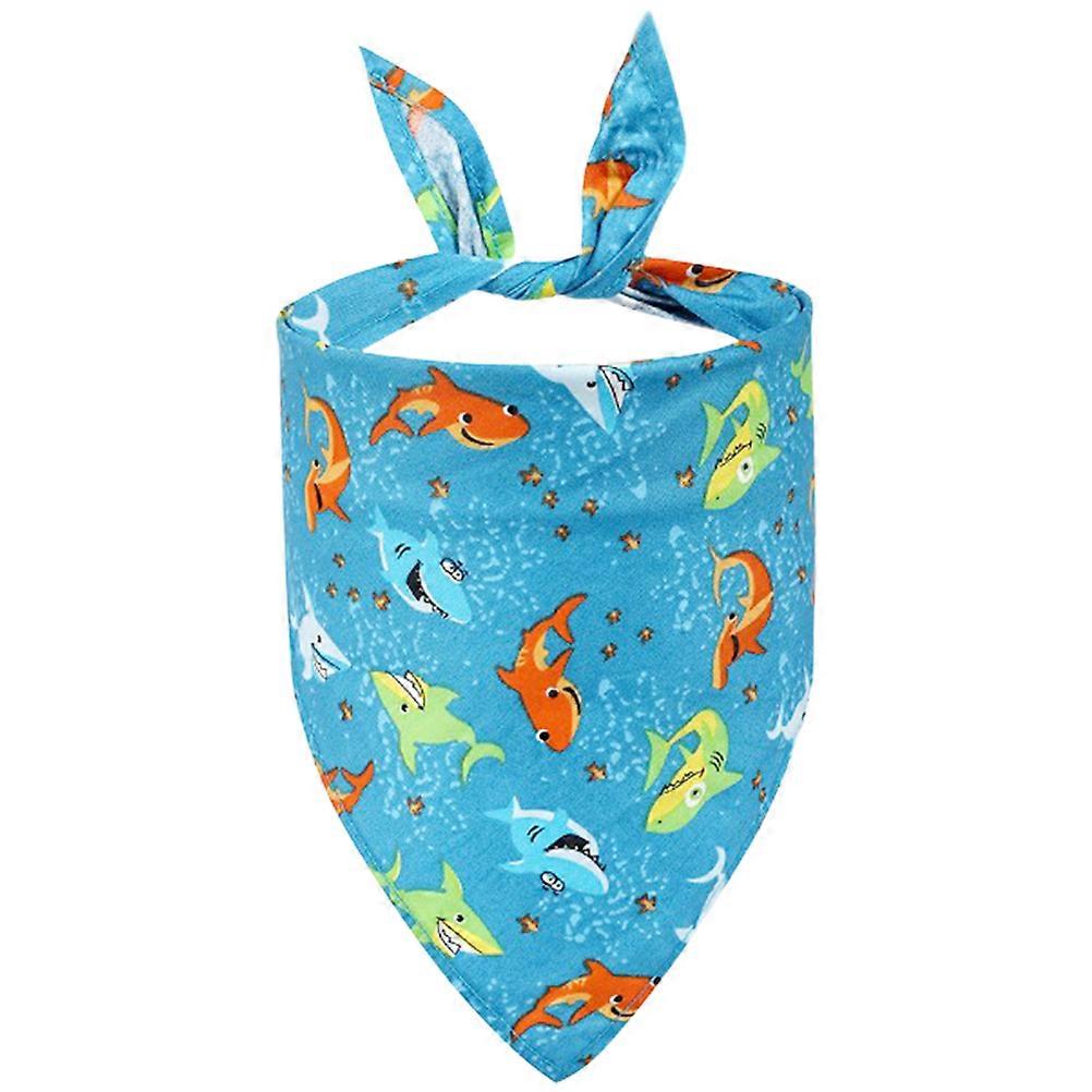 Dog Bandanas Lightweight Polyester Material Pet Triangular Bandana Dog Accessory