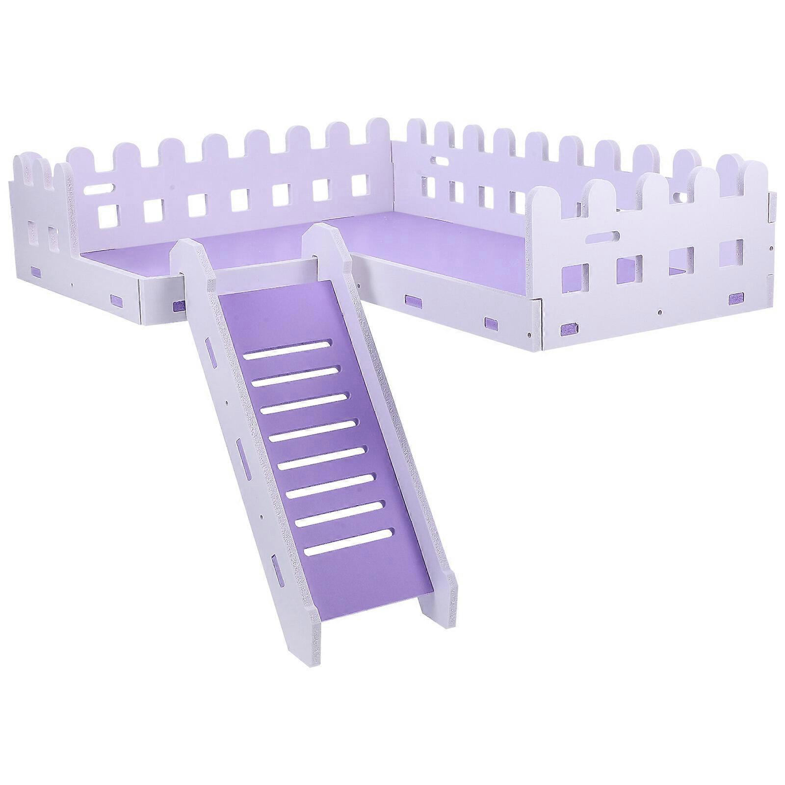 1 Set of Hamster Platform Small Animals Resting Platform Hamster Training Platform Toy With Ramp