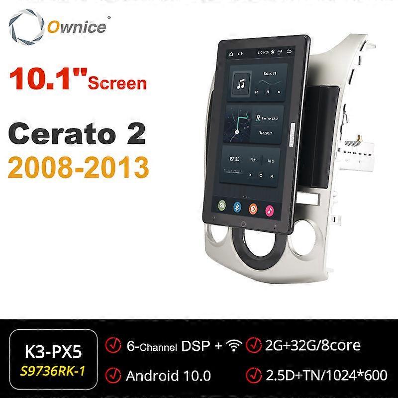 Tesla Stil 13,3 Zoll DSP PX6 Android 10 Auto DVD Player Auto Drehbar Navigation GPS BT Stereo Radio Für KIA Cerato2 2008-2013