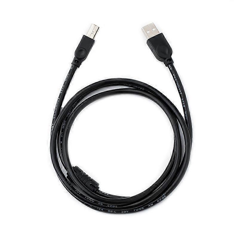 1.5m USB 2.0 Type A to B Square Mouth Printer Scanner Data Transfer Cable Cord JIKAIX