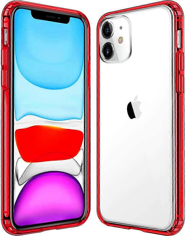 Compatible for iPhone 11 Case, Clear Shock Absorption Bumpers Cases for 6.1 Inch