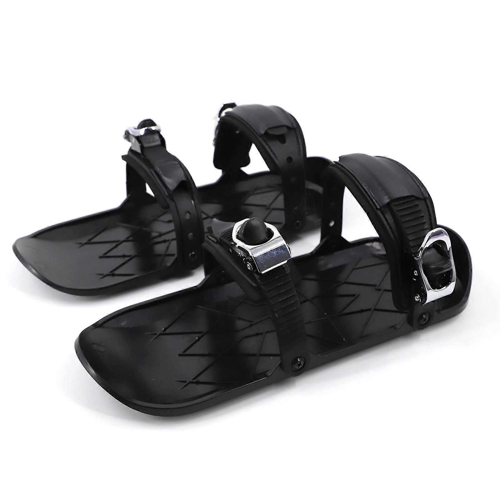 Mini Ski Skates Adjustable Binding Short Snow Skates For Skiing Competitions