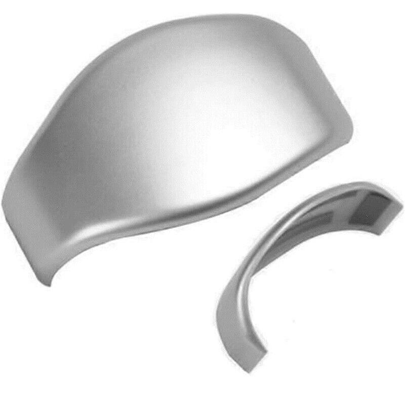 Matte Silver Chrome Gear Shift Knob Cap Cover Decor For Civic 10th Gen 2016-2021