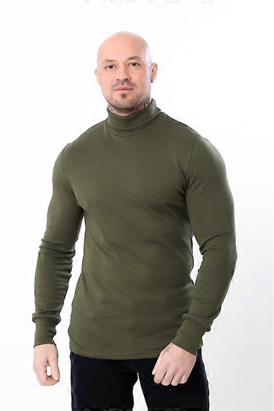 Men’s Stretch Turtleneck Pullover – Slim Fit & Soft Feel, Versatile Basic Layer, Any season, HC 8095-040
