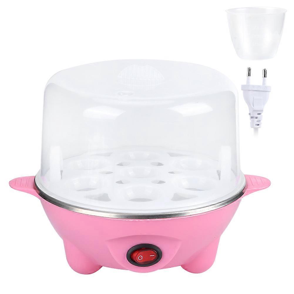 Household Multifunction Egg Boiler Egg Cooking Machine Kitchen Utensils EU Plug 220V(Single Layer )