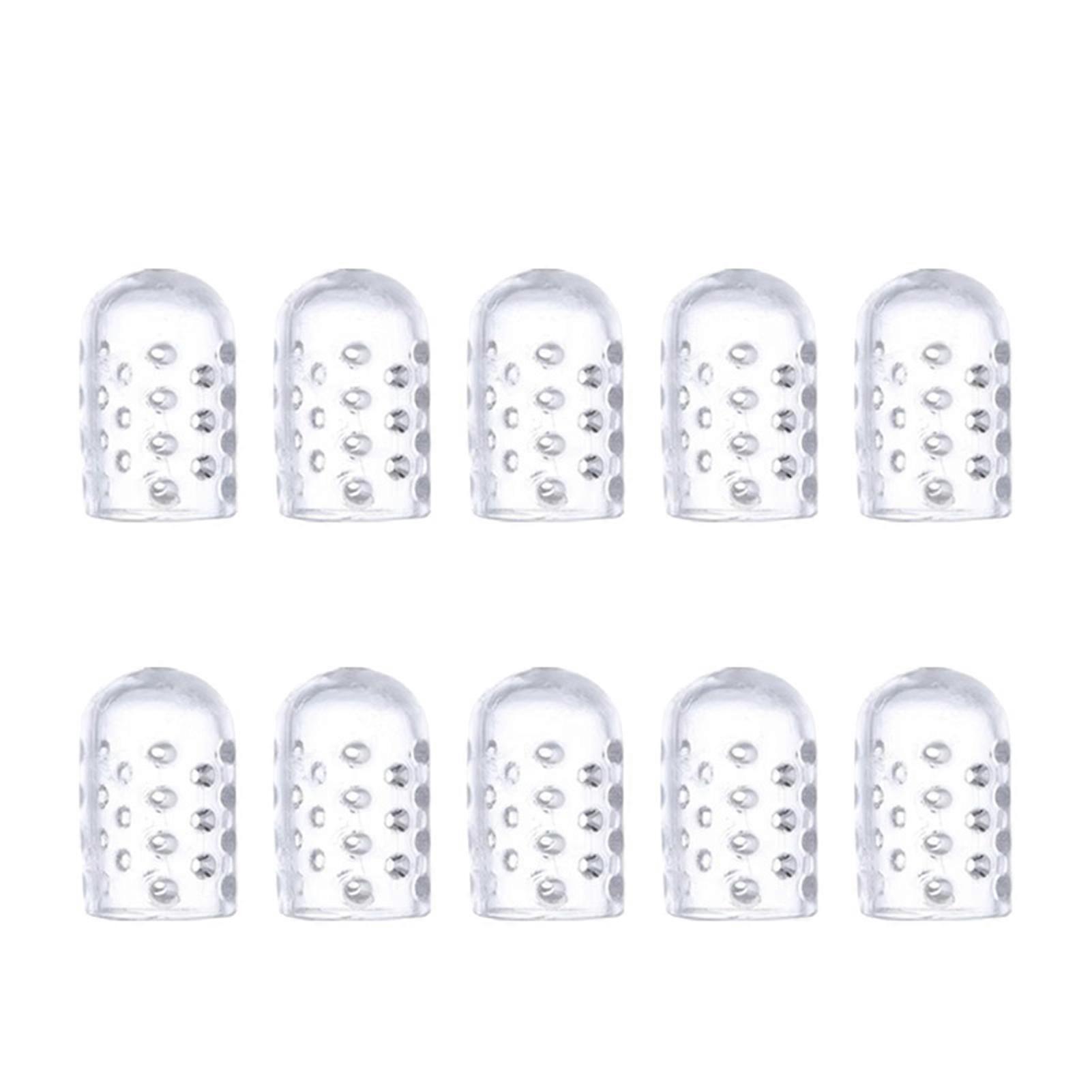 10/30/50Pcs Silicone Toe Protector Set Breathable Gel Toe Covers for Corns Blisters Ingrown Toenails Pain Relief Little Toe Sleeves Caps Guards
