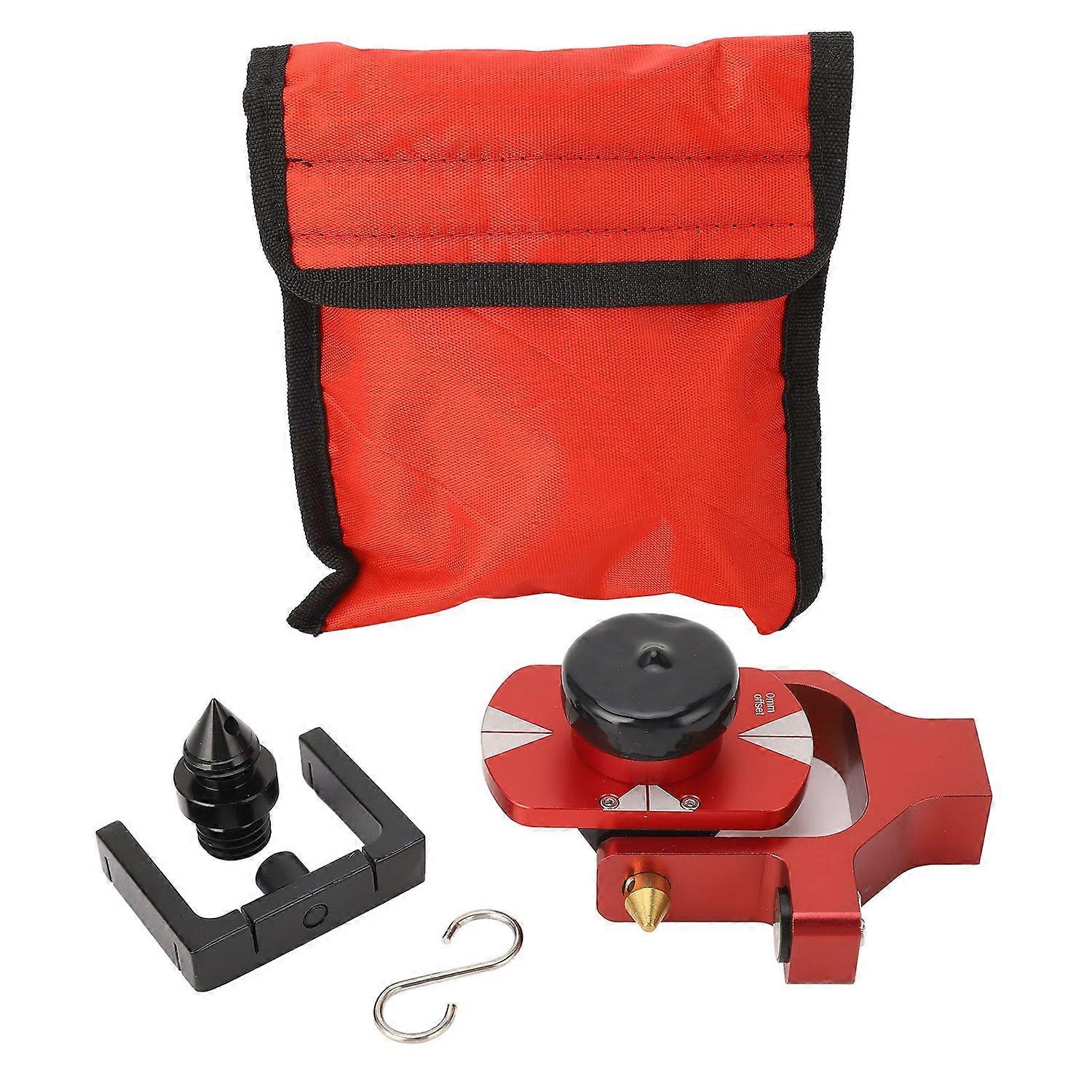 Total Station Prism with U Type Mount Aluminum Alloy Optical Glass Reflecting Prism for Land Surveyi