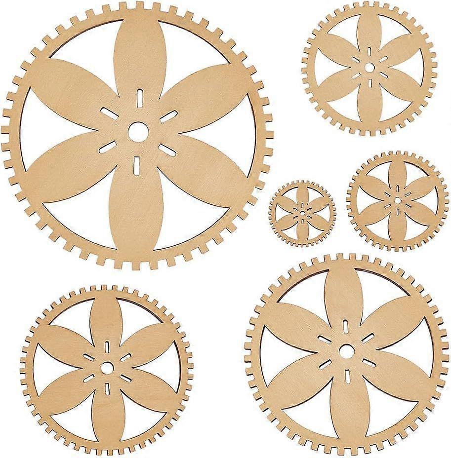 6 Sizes Poplar Wood Weaving Loom Kit Round DIY Weaving Loom DIY Weaving Art Tapestry Loom for Hanging Decor Woven Tapestry Knitted Crafts Making 4.5mm