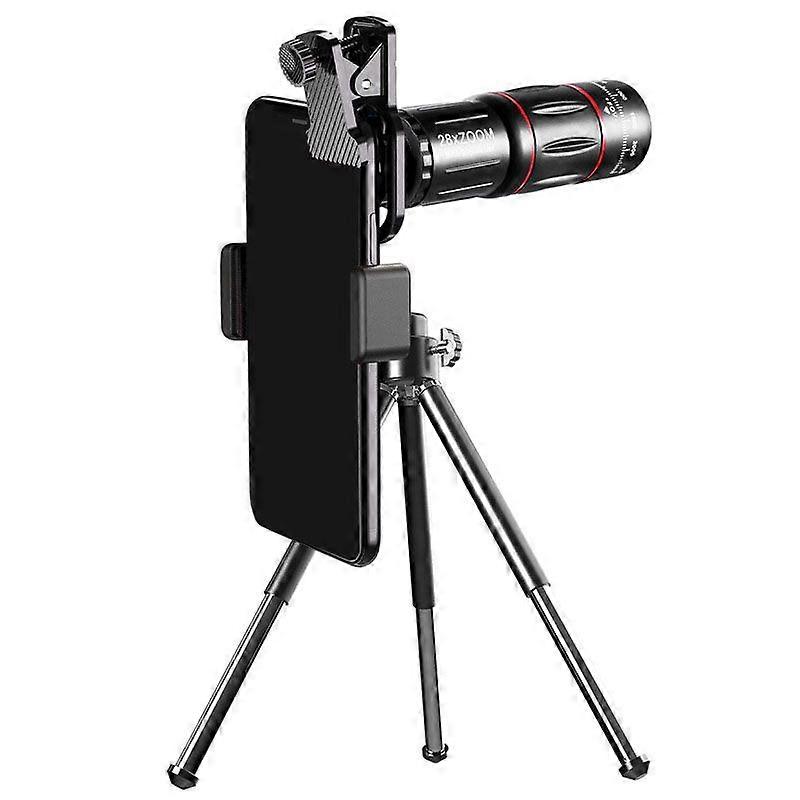 28 X 4K HD Mobile Phone Camera Lens Telescope Zoom Macro Lens for Smartphone Fish Eye